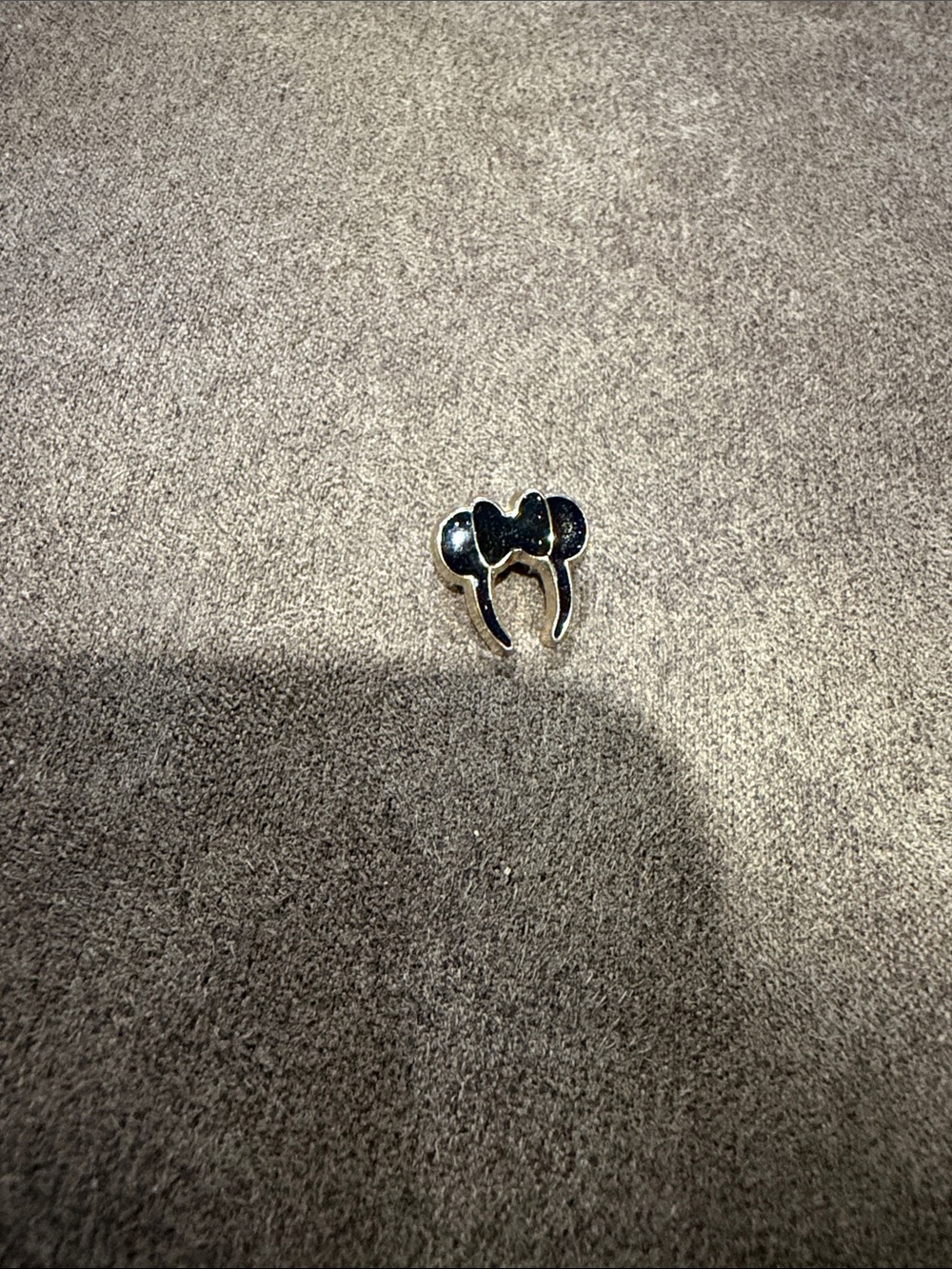 Black Minnie Mouse Enamel Pin